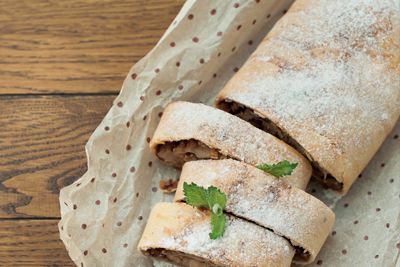 Strudel di Pasta Fillo e Mele grigliate al Barbecue