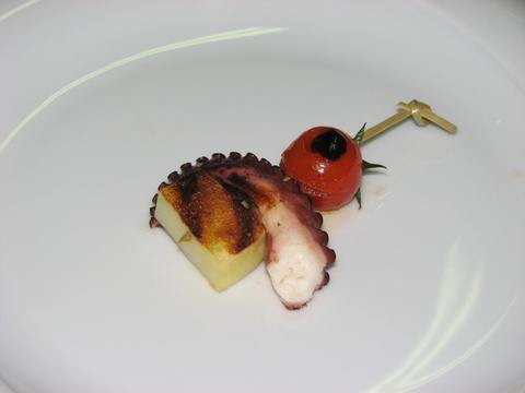 Spiedino di Piovra, Pomodorino e patata