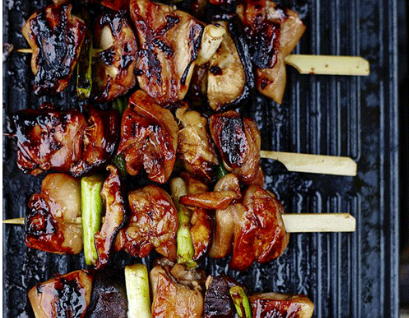 Spiedini di pollo Yakitori