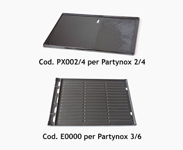 Piastra in ghisa smaltata