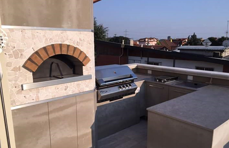 Bbq da incasso / Bbq a gas da incasso