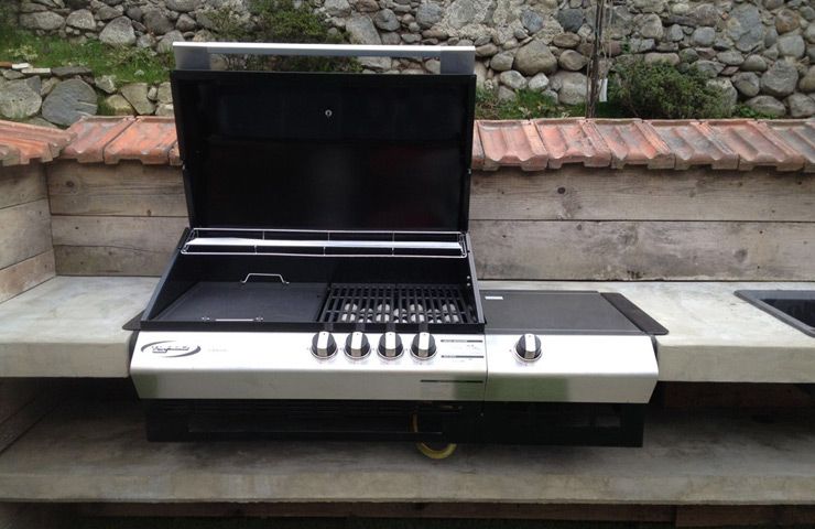 Bbq da incasso / Bbq a gas da incasso