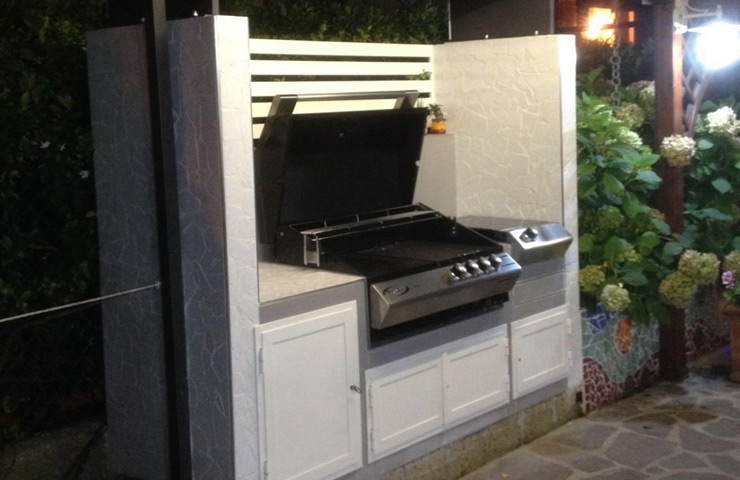 Bbq da incasso / Bbq a gas da incasso