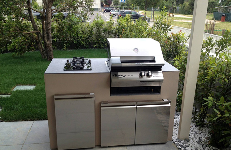 Bbq da incasso / Bbq a gas da incasso
