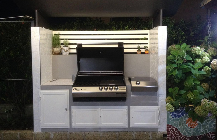 Bbq da incasso / Bbq a gas da incasso