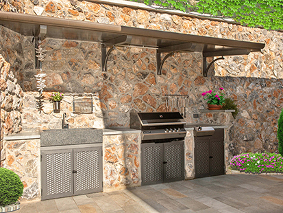 Bbq da incasso / Bbq a gas da incasso