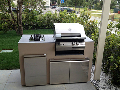 Bbq da incasso / Bbq a gas da incasso