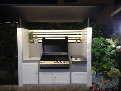 Bbq da incasso / Bbq a gas da incasso