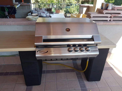 Bbq da incasso / Bbq a gas da incasso