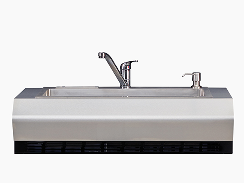 Lavello in acciaio inox da incasso per Turbo