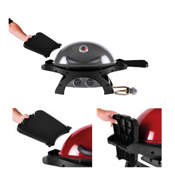 barbecue Twingrill bbq a gas: Pianetti removibili